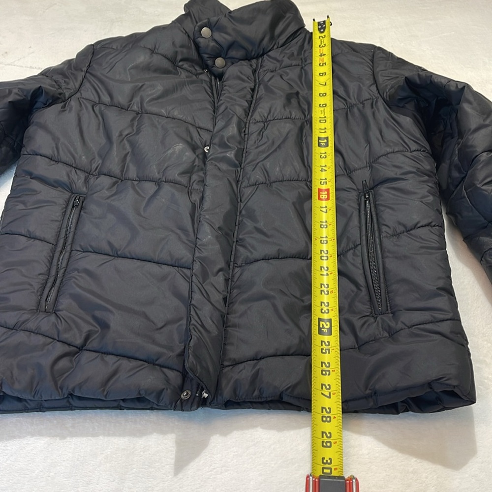 CALVIN KLEIN SIZE M Men's Black Puffer Jacket - Picture 2 of 8